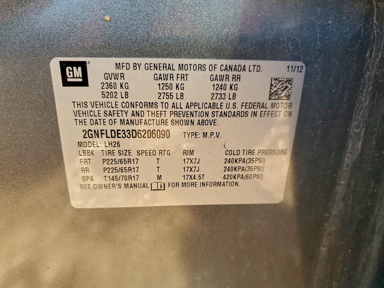 Chevrolet Equinox Lt Image 12