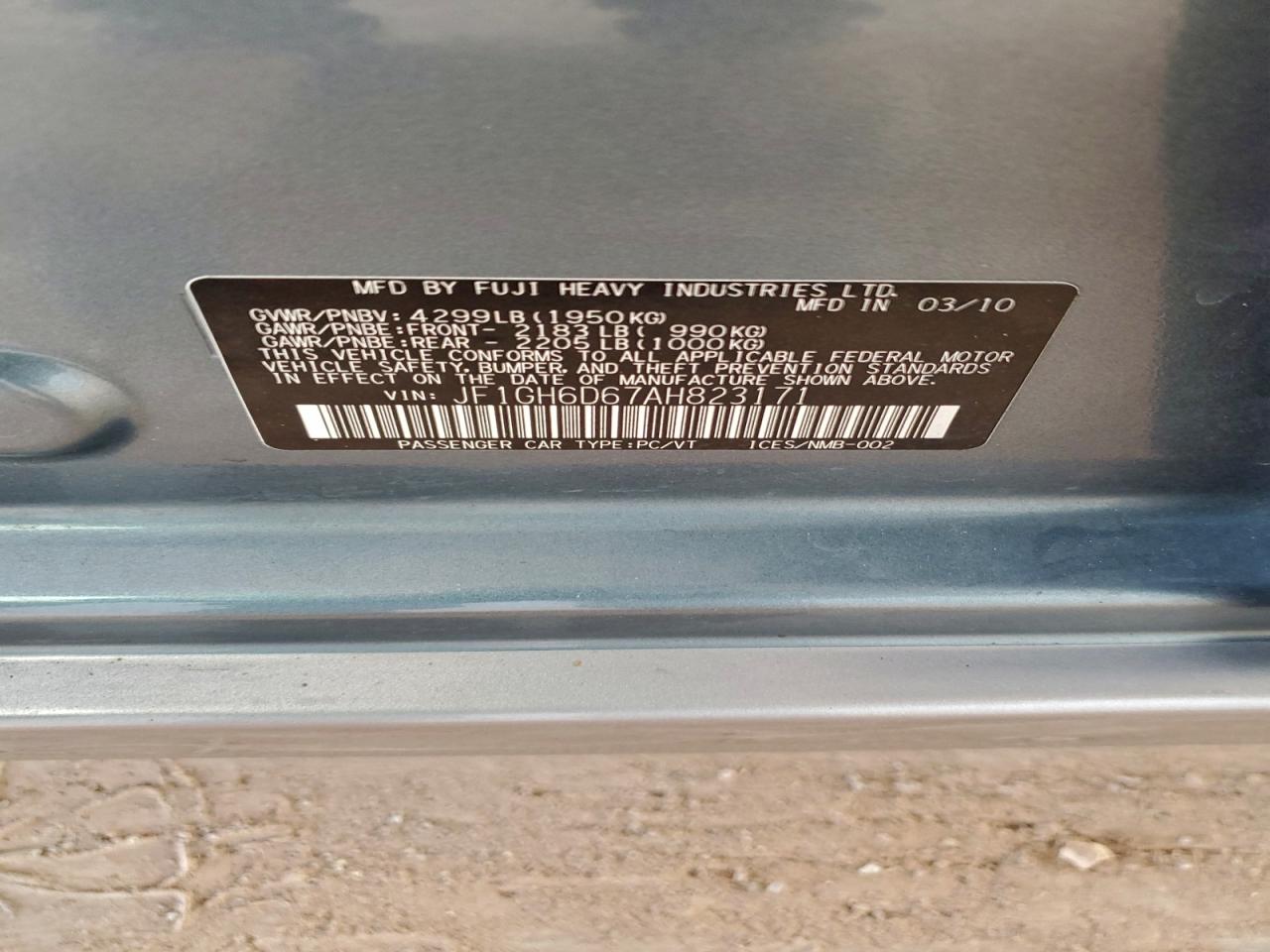 Subaru Impreza Outback Sport Image 2