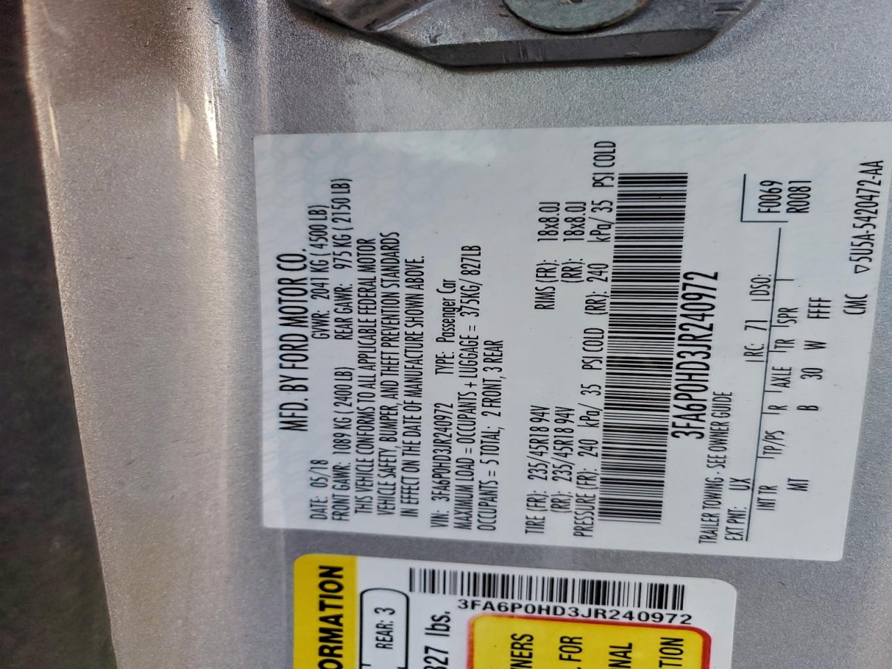 Ford Fusion Se Image 10