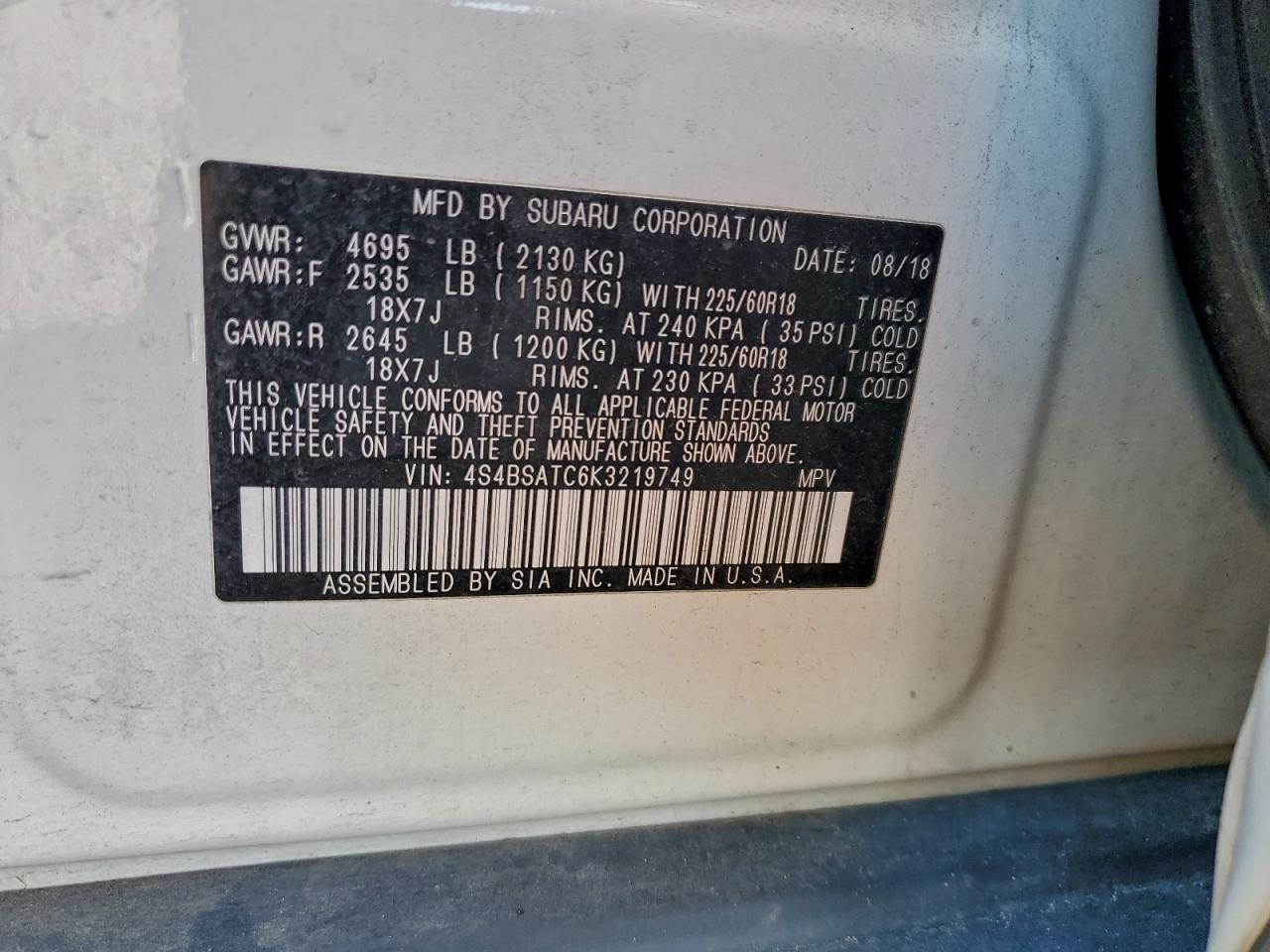 Subaru Outback Touring Image 6