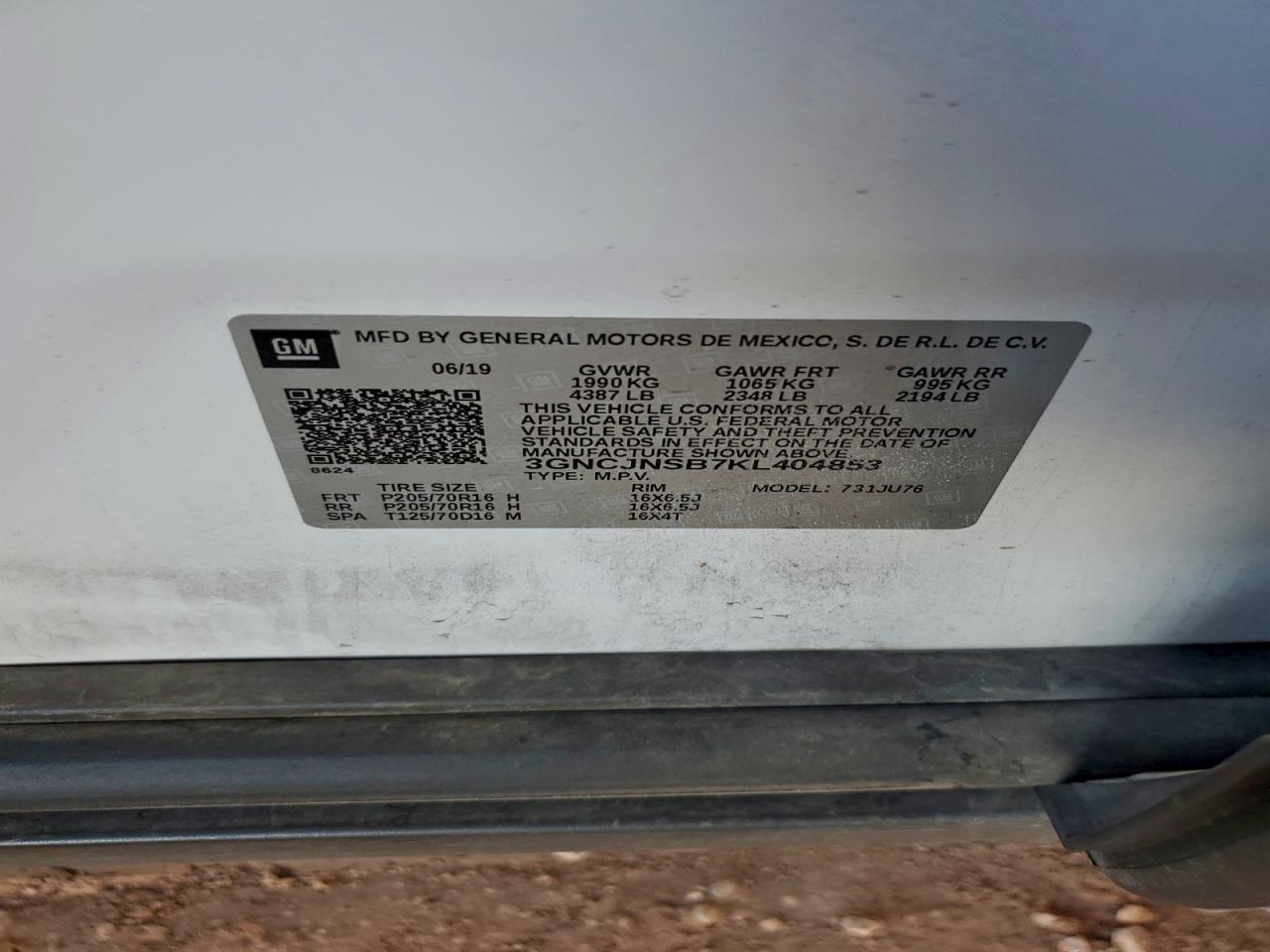 Chevrolet Trax Ls Image 9