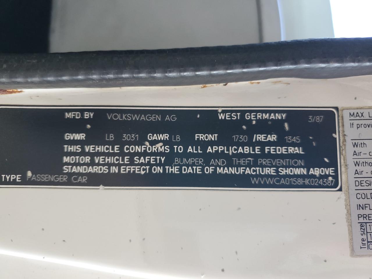 Volkswagen Cabrio Image 10