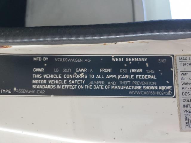 Volkswagen Cabrio Image 10