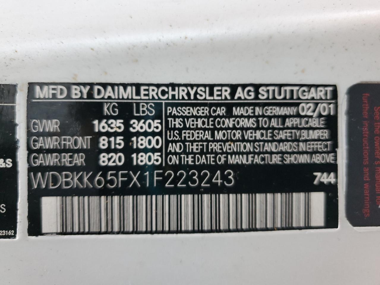 Mercedes-Benz Slk-class 320 Image 8