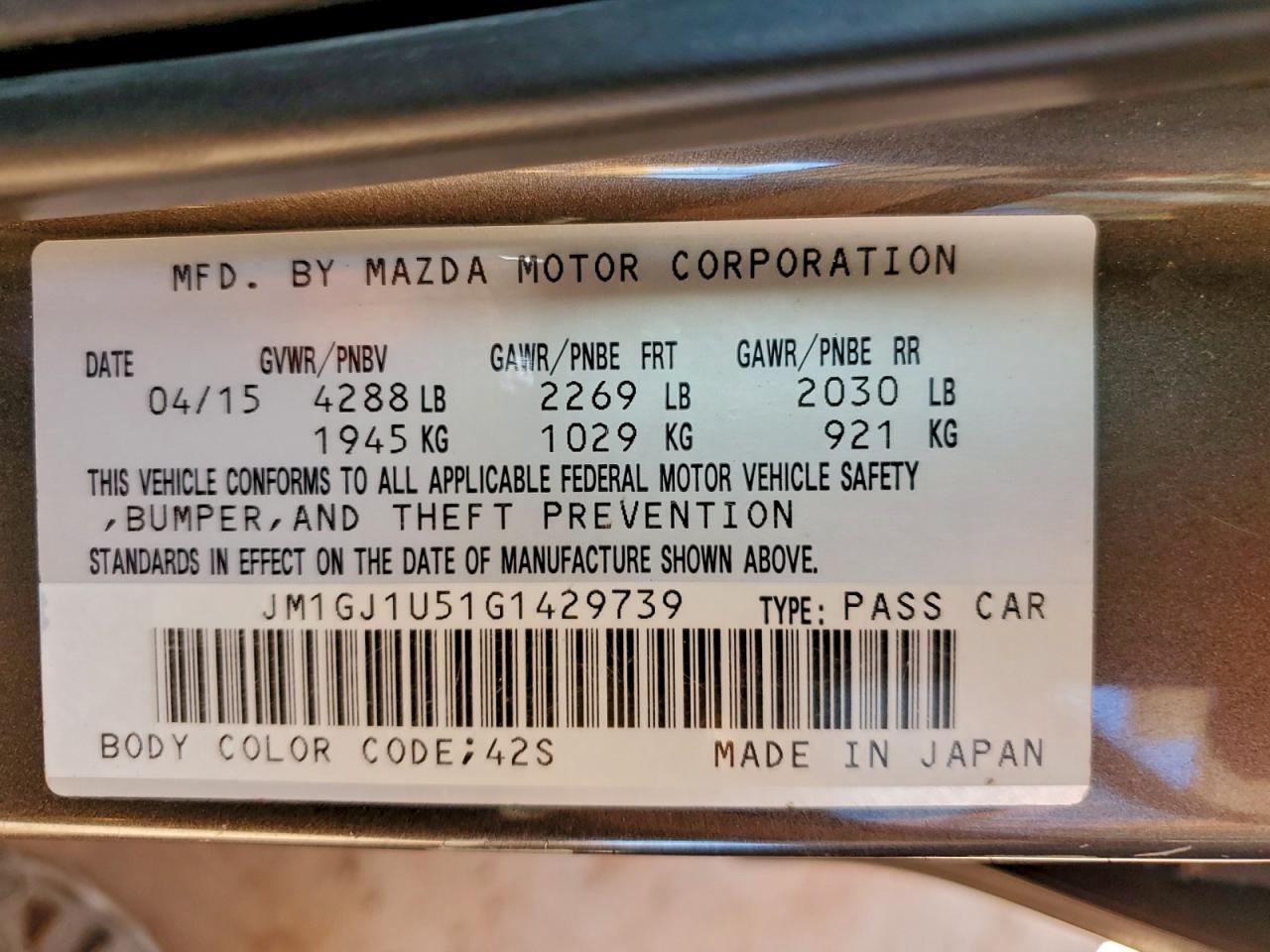 Mazda 6 Sport Image 11