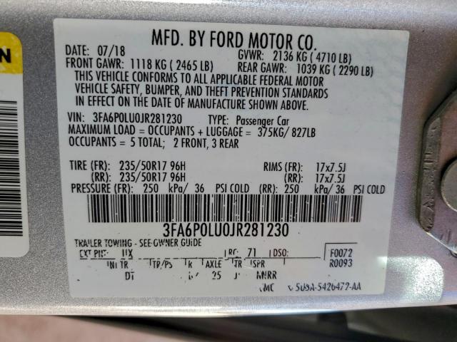 Ford Fusion Se Hybrid Image 10