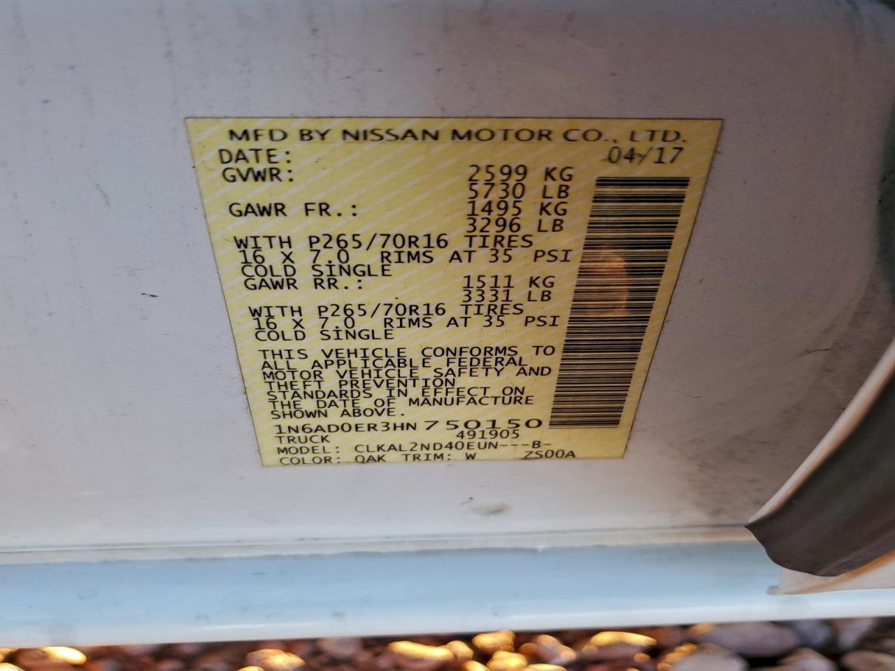 Nissan Frontier S Image 6