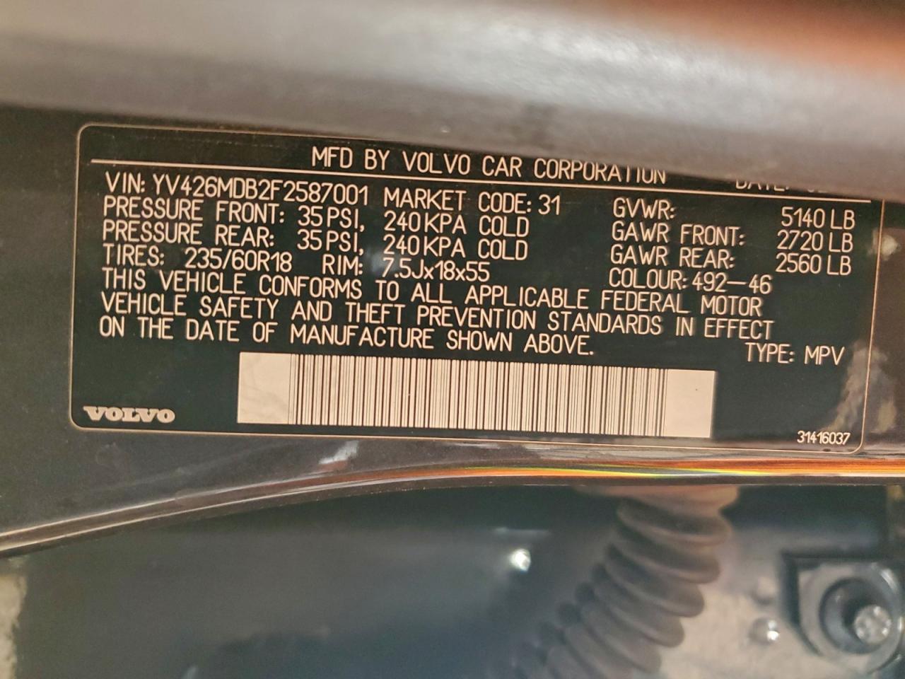 Volvo XC60 T5 Premier Image 11