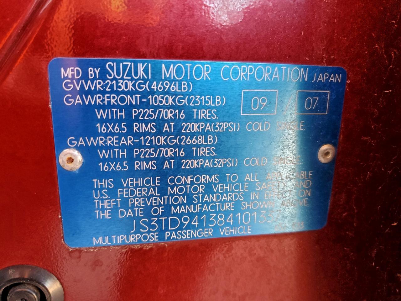 Suzuki Gr Vitara Image 10